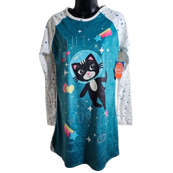 wonder nation Other - New Wonder Nation Space Cat Nightgown XXL 16-18